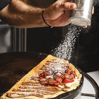 STRAWBERRY-BANANA CREPE